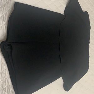 Black, strapless romper, never worn